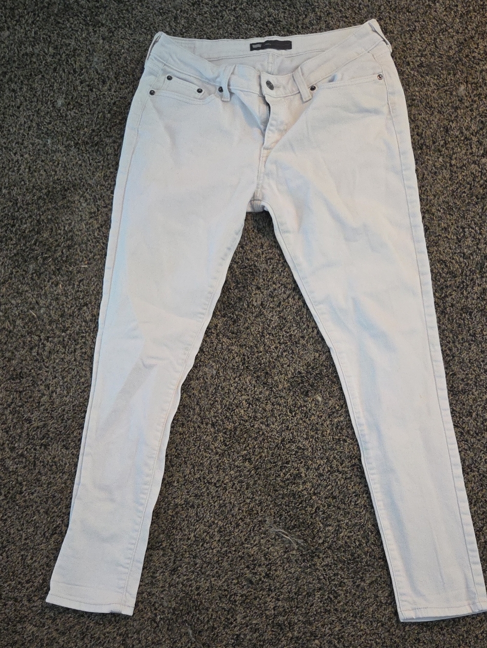 Levi's White Skinny Jeans